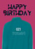Fun 21st Birthday Card - Squid Game - Jacket created by Sian Moore Illustration