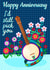 I'd Still Pick You – Funny Anniversary Card with Banjo & Flowers created by Regina Moore