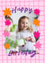 Fun Birthday Card - For Her - Flowers created by The Playful Indian