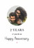 Classic Anniversary Card - 2nd - You And Me created by Kalm Lettering