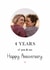 Classic Anniversary Card - 4th - You And Me created by Kalm Lettering
