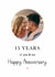 Classic Anniversary Card - 15th - You And Me created by Kalm Lettering