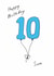Classic 10th Birthday Card - For Son - Balloons created by A Ray of Sunshine Cards