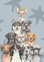 Cute Christmas Card - Dog Pyramid - Tree created by lil wabbit