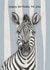Cute Birthday Card - Zebra created by lil wabbit