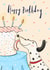 Cute Birthday Card - Dalmatian - Cake Thief created by Running with Scissors