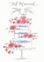 Pretty Wedding Card - Cake With Roses created by Gabrielle Solly Illustration