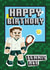 Minecraft Style Birthday Card - For Tennis Lover - Tennis Ace created by Jackie Ponwaye Design