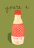 Cute Anniversary Card - Kewpie Mayo - Kewtie created by @JessRoseDraws