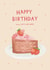 Happy Birthday - Let's Eat Cake Card created by Thayna Oliveira