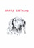 Cute Birthday Card – Speckled Dachshund created by HCD Illustration