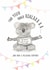 Cute Birthday Yoga Koala card for your friend or family created by Mrs E