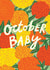 Pretty New Baby Card - October Baby - Marigold created by Kerrie McNeill
