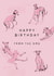 Cute Birthday Card  - Whippet created by Ellen Jane LDN