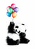 Cute Panda Birthday Card for Friends of Family! created by Francesca Emily Art