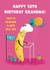 Cute Birthday Card - 50th - For Grandma - Ripe Banana created by Hannah Jayne Lewin