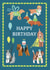 Cute Birthday Card - Dog Lover - Pawty Time - Dogs created by Holly Hudson-Smith