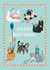 Cute Birthday Card - Cats - Presents created by Holly Hudson-Smith
