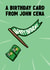 Funny Birthday Card - Wrestling - From John Cena created by ZB CREATIVE