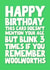 Funny Birthday Card - Woolworths created by Pickled Prints
