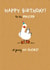 Cute Birthday Card - Duck - To The Master Of Giving No Ducks! created by Hew Ma