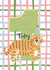 Cute Birthday Card - 1st - Tiger created by original fox designs