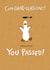 Cute Graduation Card - You Passed! - Duck created by Hew Ma