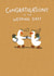Cute Wedding Card - LGBTQ+ - Ducks created by Hew Ma