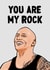 Punny Anniversary Card - You Are My Rock - The Rock created by ZB CREATIVE
