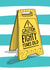 Funny Birthday Card - 80th - Caution Sign created by Running with Scissors