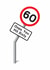 Funny Birthday Card - 60th - Road Sign created by mungo and shoddy