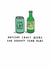 Funny Birthday Card - 70th - Craft Beers created by mungo and shoddy