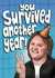 Funny Birthday Card - Lewis Capaldi - You Survived Another Year created by I Draw Stuff 