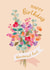 Pretty Birthday Card - Wonderful Aunt - Floral Posy created by The Pattern Press