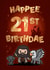 Cute Birthday Card - 21st - Harry Potter created by Cardology