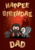 Cute Birthday Card - For Dad - Harry Potter created by Cardology