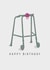 Cheeky Birthday Card - Zimmer Frame - Bow created by Sarah Harding
