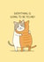 Cute Love & Friendship/Thinking Of You Card - Cats - Pun created by Milkyprint