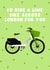 Funny Birthday/Anniversary Card - For Him - For Her - Lime Bike - London created by Pink Peach Cards