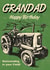 Classic Birthday Card - For Grandad - Tractor created by Rocket68