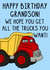 Classic Birthday Card - For Grandson - Trucks created by OhJaye
