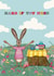 Cute Thinking Of You Card - Hare - Hugs created by badgerbee design