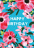 Pretty Birthday Card - For Her - Pink Flowers created by Holly Fox