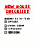 Cheeky New Home Card - Checklist - Rooms To Do It In created by Pink Peach Cards