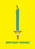 Classic Birthday Card - Birthday Wishes - Candle created by OBJECTABLES