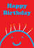 Cute Birthday Card - Smiley Face - Candles created by OBJECTABLES
