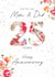 Classic Anniversary Card - Mum and Dad - 25th Anniversary - Floral created by Rebecca Prinn