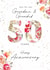 Classic Anniversary Card - Grandma & Grandad - 50 Years Anniversary - Floral created by Rebecca Prinn