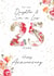 Classic Anniversary Card - Daughter & Son in Law - 25th Anniversary - Floral created by Rebecca Prinn