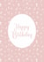 Floral pink Happy Birthday created by Nika Venturini